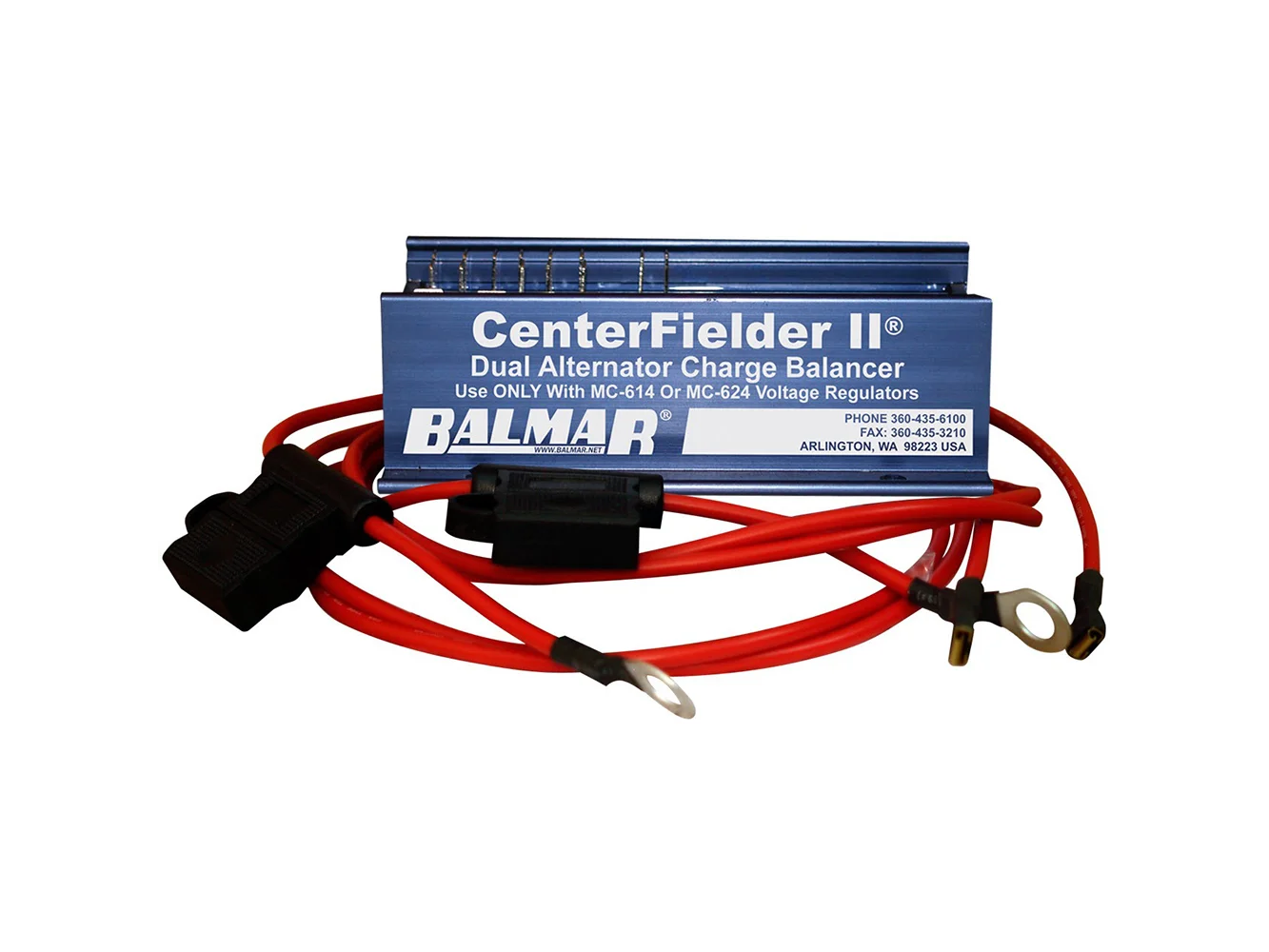 Balmar Centerfielder II 12/24V w/Wires - 2 Engines, 1 Bank