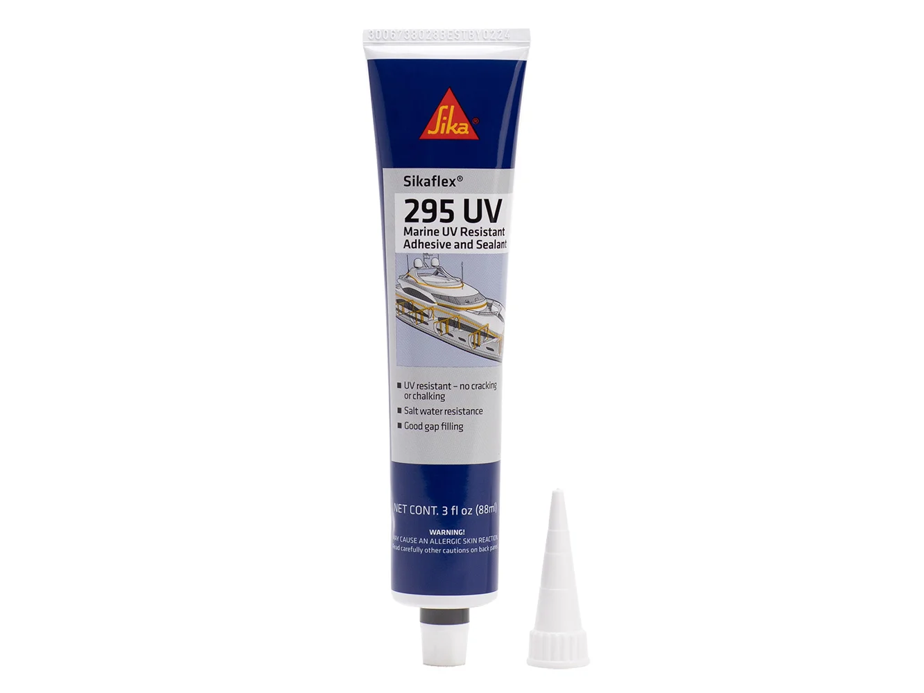 Sika Sikaflex® 295 UV - White - 3oz Tube