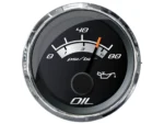Faria Platinum 2" Oil Pressure Gauge - 80 PSI