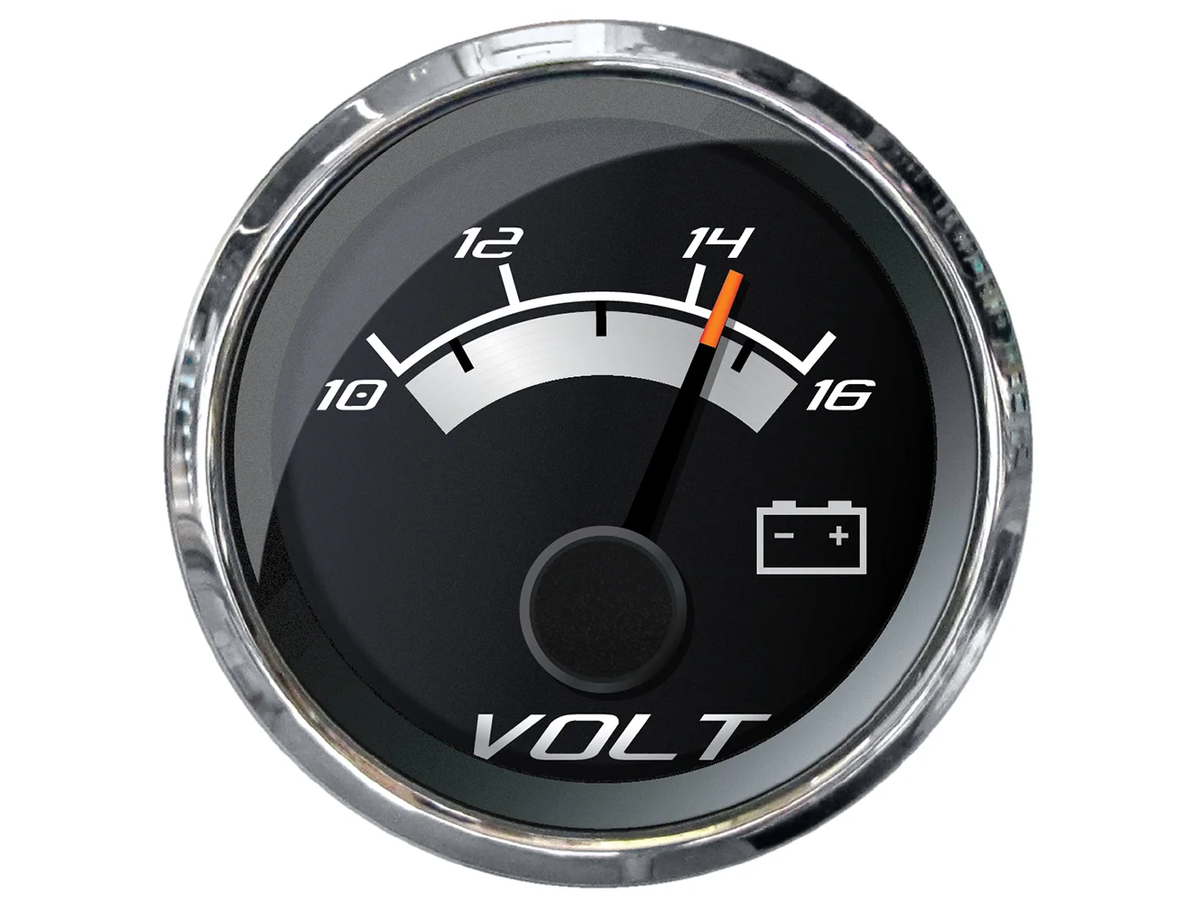 Faria Platinum 2" Voltmeter (10-16 VDC)