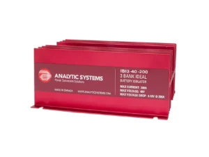 Analytic Systems 200A, 40V 3-Bank Ideal Battery Isolator
