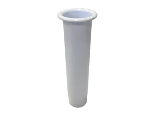Tigress Lipped Insert f/10" Flared Rod Holder - White