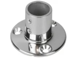 Sea-Dog Rail Base Fitting 2-3/4" Round Base 90° 316 Stainless Steel - 1" OD