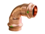 Viega ProPress 1/2" - 90° Copper Elbow - Double Press Connection - Smart Connect Technology