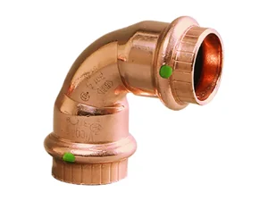 Viega ProPress 1/2" - 90° Copper Elbow - Double Press Connection - Smart Connect Technology