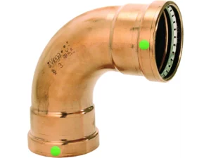 Viega ProPress 2-1/2" - 90° Copper Elbow - Double Press Connection - Smart Connect Technology