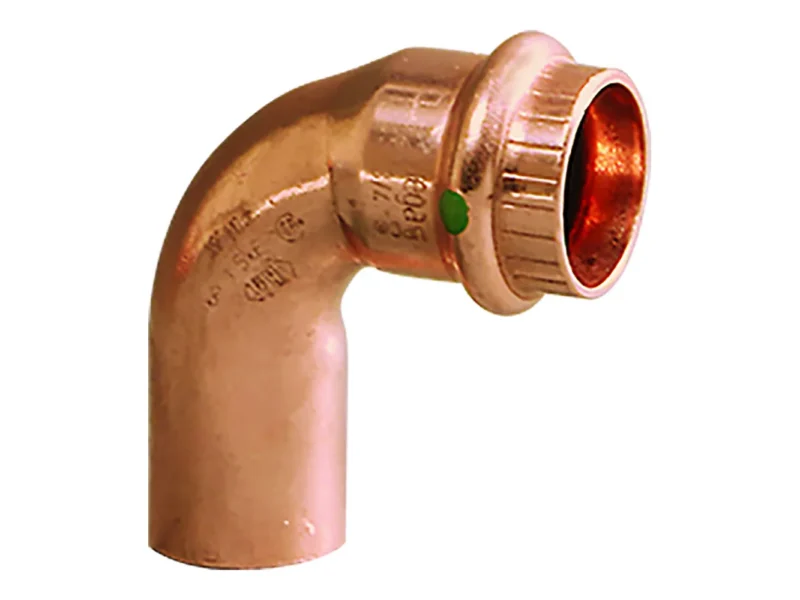 Viega ProPress 2" - 90° Copper Elbow - Street/Press Connection - Smart Connect Technology