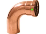 Viega ProPress 2-1/2" - 90° Copper Elbow - Street/Press Connection - Smart Connect Technology