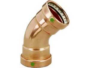 Viega ProPress 2-1/2" - 45° Copper Elbow - Double Press Connection - Smart Connect Technology