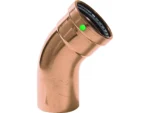 Viega ProPress - 2-1/2" - 45° Copper Elbow - Street/Press Connection - Smart Connect Technology