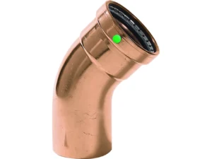 Viega ProPress - 2-1/2" - 45° Copper Elbow - Street/Press Connection - Smart Connect Technology