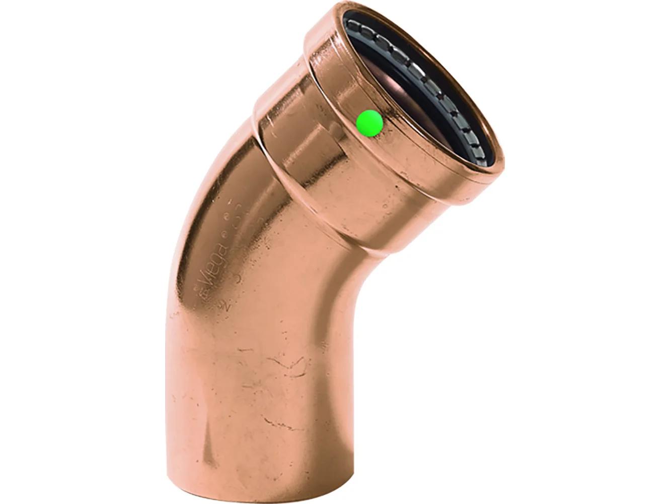 Viega ProPress - 2-1/2" - 45° Copper Elbow - Street/Press Connection - Smart Connect Technology