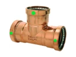 Viega ProPress 2-1/2" Copper Tee - Triple Press Connection - Smart Connect Technology