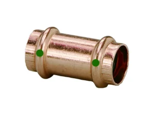 Viega ProPress 3/4" Copper Coupling w/o Stop - Double Press Connection - Smart Connect Technology