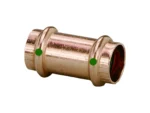 Viega ProPress 2" Copper Coupling w/o Stop - Double Press Connection - Smart Connect Technology