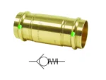 Viega ProPress 3/4" Zero Lead Check Valve - Double Press Connection - Smart Connect Technology