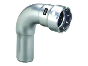 Viega MegaPress 1/2" 90° Stainless 304 Elbow - Street/Press Connection - Smart Connect Technology