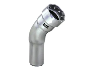 Viega MegaPress 1-1/2" 45° Stainless Steel 304 Elbow Street - Press Connection - Smart Connect Technology