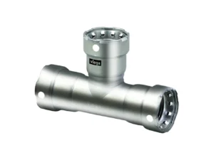 Viega MegaPress 1/2" Stainless Steel 304 Tee - Triple Press Connection - Smart Connect Technology
