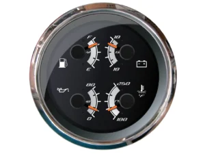 Faria Platinum 4" Multi-Function - Fuel, Oil, Volt & Water Temperature