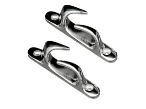 Whitecap Skene Bow Chock 4-1/2" Pair - Chrome Plated Brass