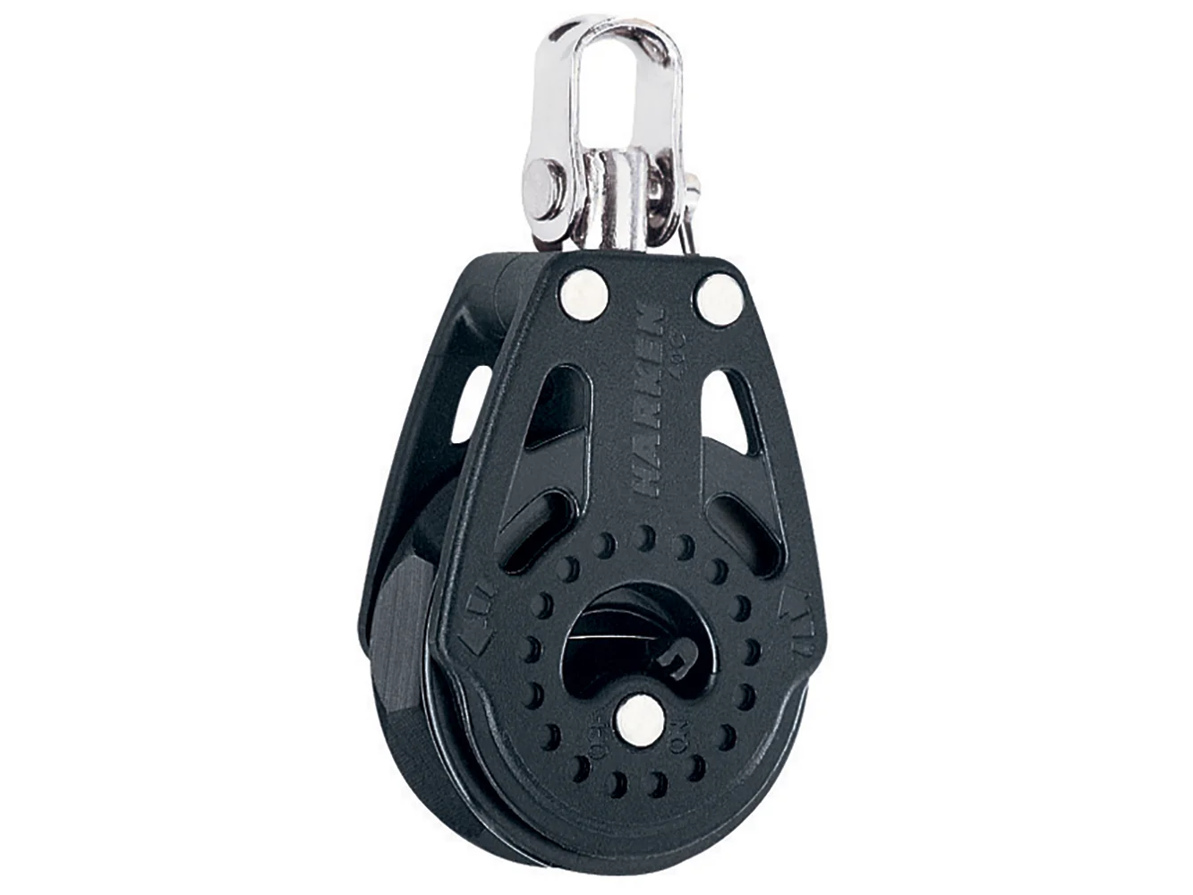 Harken 40mm Carbo Single Ratchet Block w/Swivel