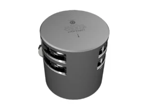 Lopolight Series 301-011 - Double Stacked Masthead Light - 5NM - Horizontal Mount - White - Silver Housing