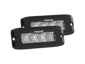 RIGID Industries SR-Q Series PRO Spot Diffused LED - Flush Mount - Pair - Black