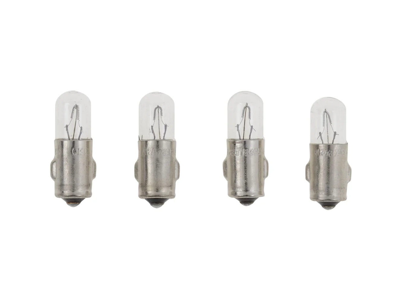 VDO Type A - White Metal Base Bulb - 24V - 4-Pack