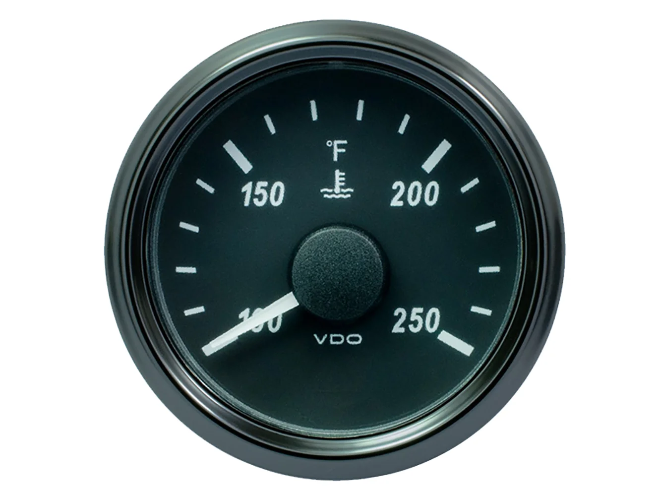 VDO SingleViu 52mm (2-1/16") Water Temp. Gauge - 250° F - 291-22 OHM