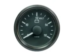 VDO SingleViu 52mm (2-1/16") Voltmeter f/12V Systems
