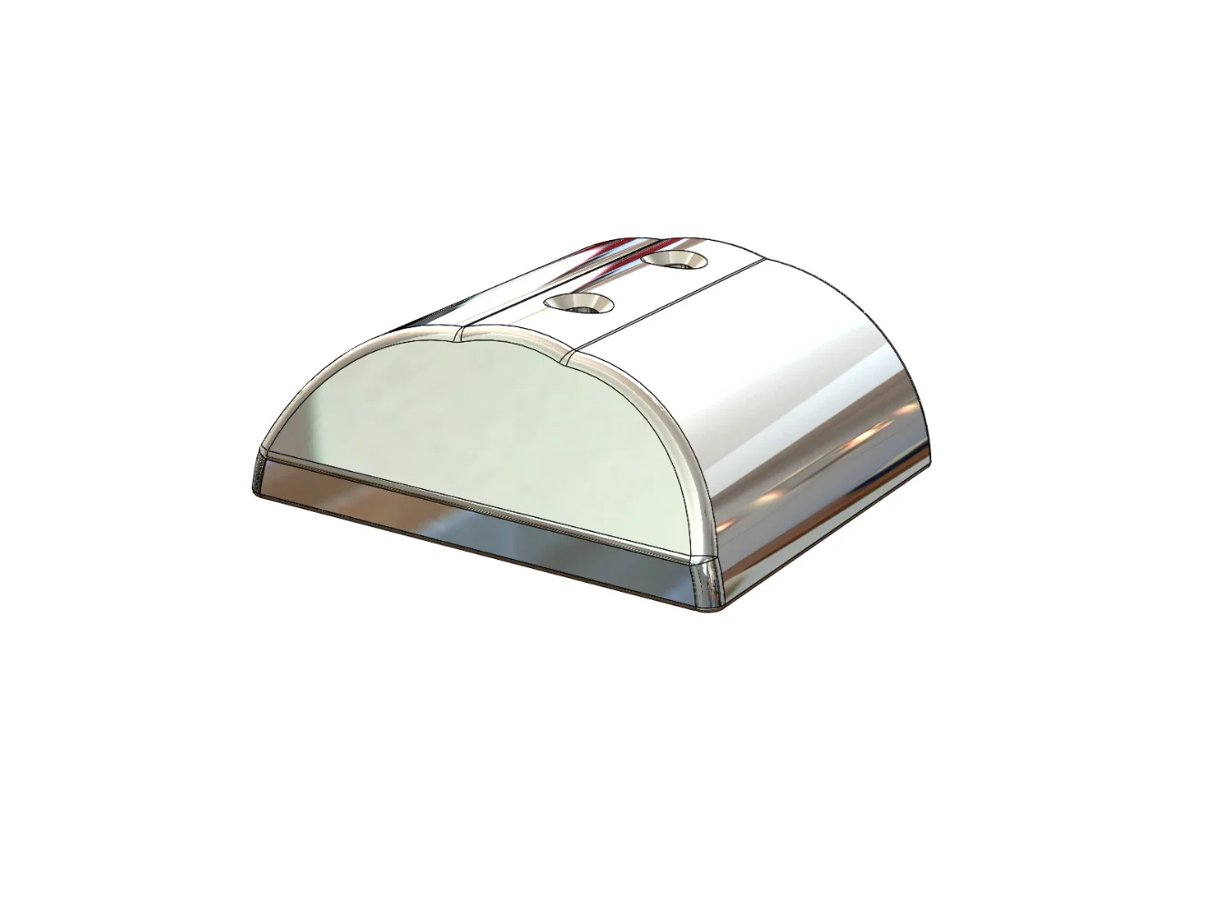 TACO SuproFlex End Cap - Large - Stainless Steel
