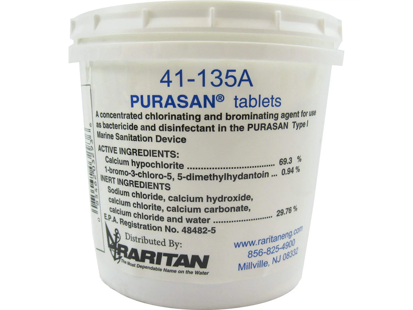 Raritan PURASAN® EX Refill Tablets *1 Tub of 6 Tablets