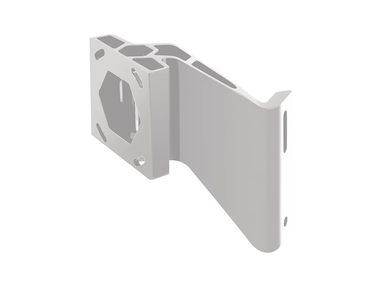 Minn Kota Raptor Jack Plate Adapter Bracket - Port - 2" Setback - 4" Rise - White