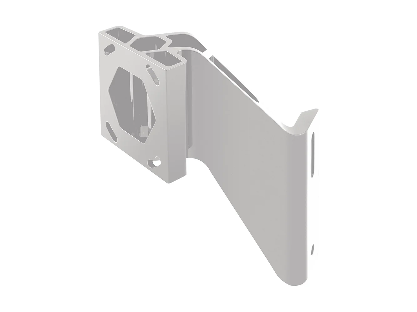 Minn Kota Raptor Jack Plate Adapter Bracket - Port - 2" Setback - 6" Rise - White