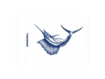 Tigress Sailfish Release Flag - 12" x 18"