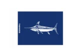 Tigress Blue Marlin Release Flag - 12" x 18"