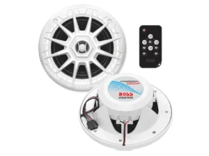 Boss Audio MRGB55W 5.25" Marine Speakers w/RGB Lighting - White