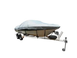 Carver Flex-Fit™ PRO Polyester Size 4 Boat Cover f/V-Hull & Tri-Hull Boats I/O or O/B - Grey