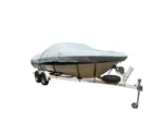 Carver Flex-Fit™ PRO Polyester Size 6 Boat Cover f/V-Hull Low Profile Cuddy Cabin Boats I/O or O/B - Grey