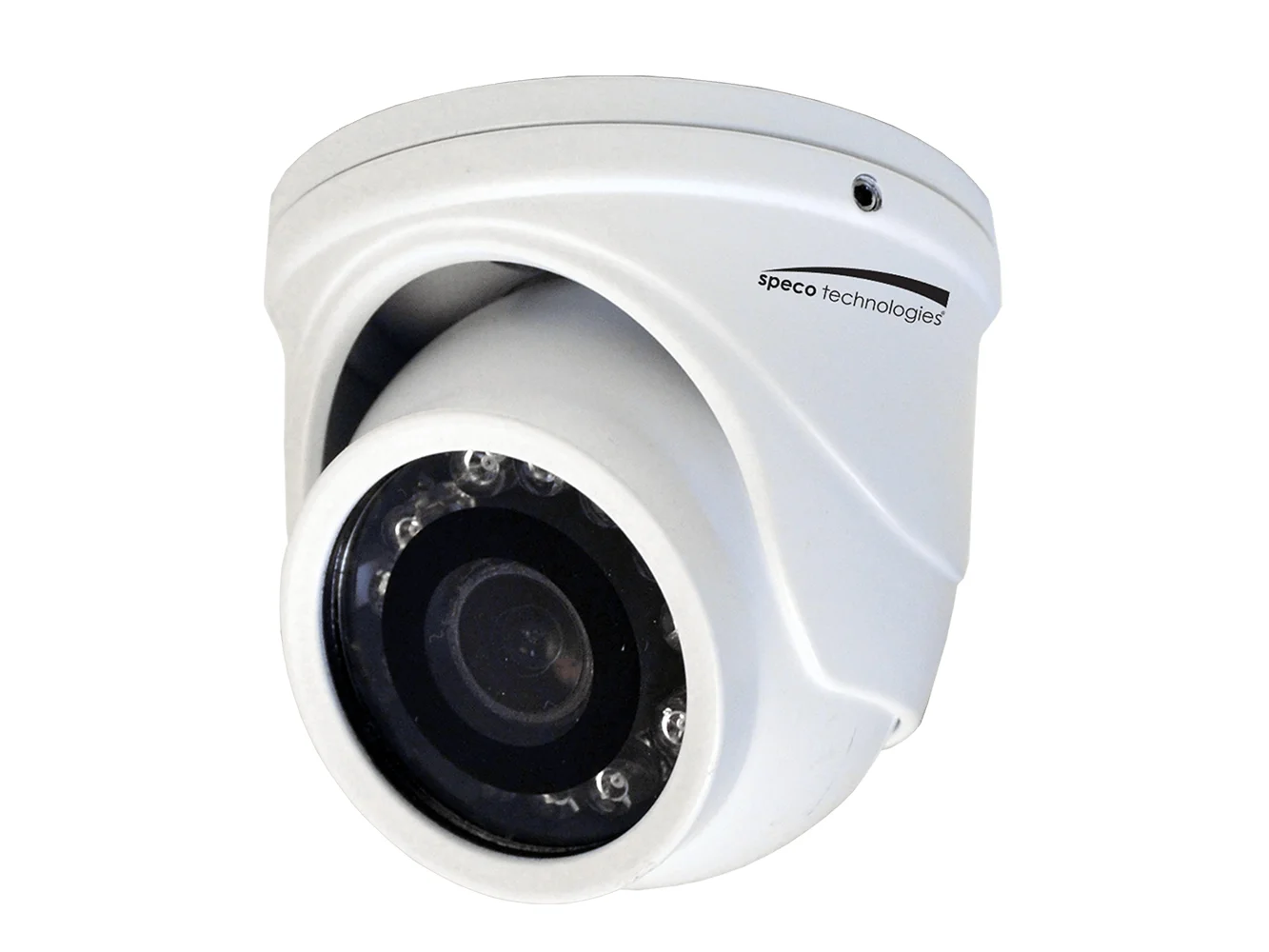 Speco 4MP HD-TVI Mini Turret Camera 2.9mm Lens - White Housing