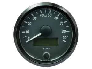VDO SingleViu 80mm (3-1/8") Speedometer - 90MPH