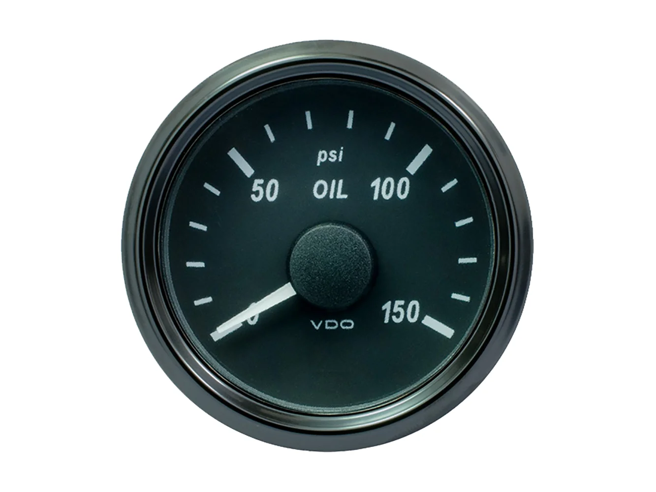 VDO SingleViu 52mm (2-1/16") Oil Pressure Gauge - 150 PSI