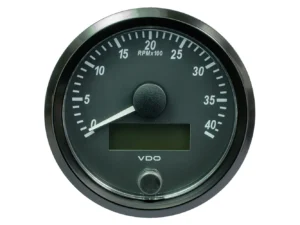 VDO SingleViu 80mm (3-1/8") Tachometer - 4,000 RPM