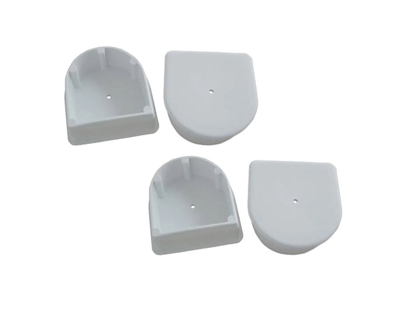 Dock Edge Small End Plug - White *4-Pack