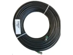 KVH 100' RG-6 Coax Cable TV1, TV3, TV5, TV6 & UHD7 f/Connector Ends