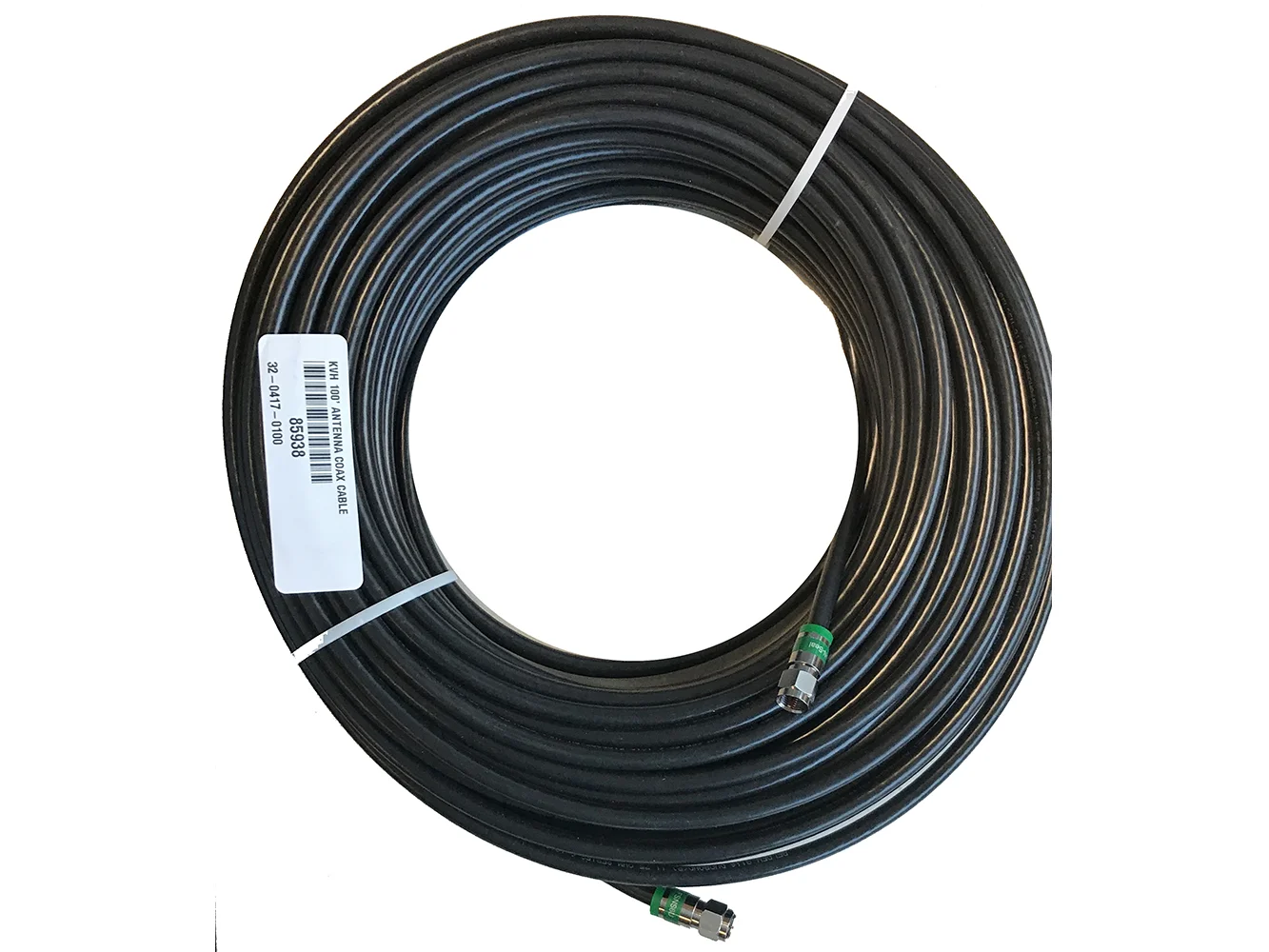 KVH 50' RG-6 Coax Cable TV1, TV3, TV5, TV6 & UHD7 f/Connector Ends