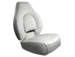 Springfield Fish Pro High Back Folding Seat - White