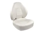 Springfield Fish Pro Mid Back Folding Seat - White