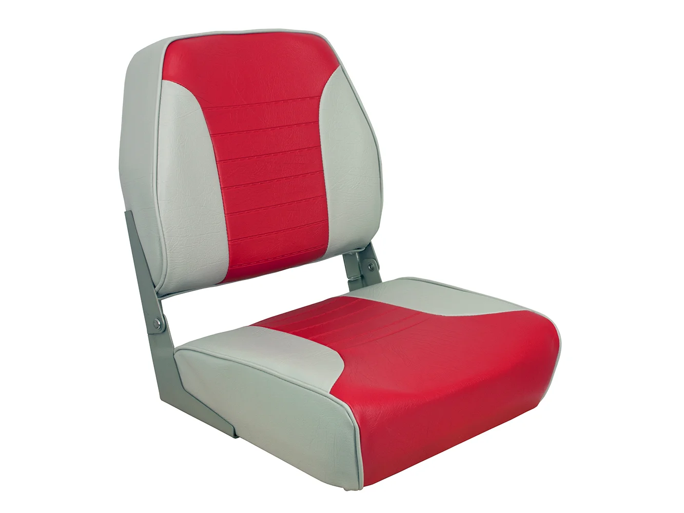 Springfield Economy Multi-Color Folding Seat - Grey/Red